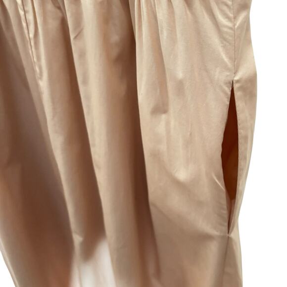 NWT A New Day Beige Knit Tank & Poplin High Low Hem Midi Dress Small Pockets! - Picture 5 of 8